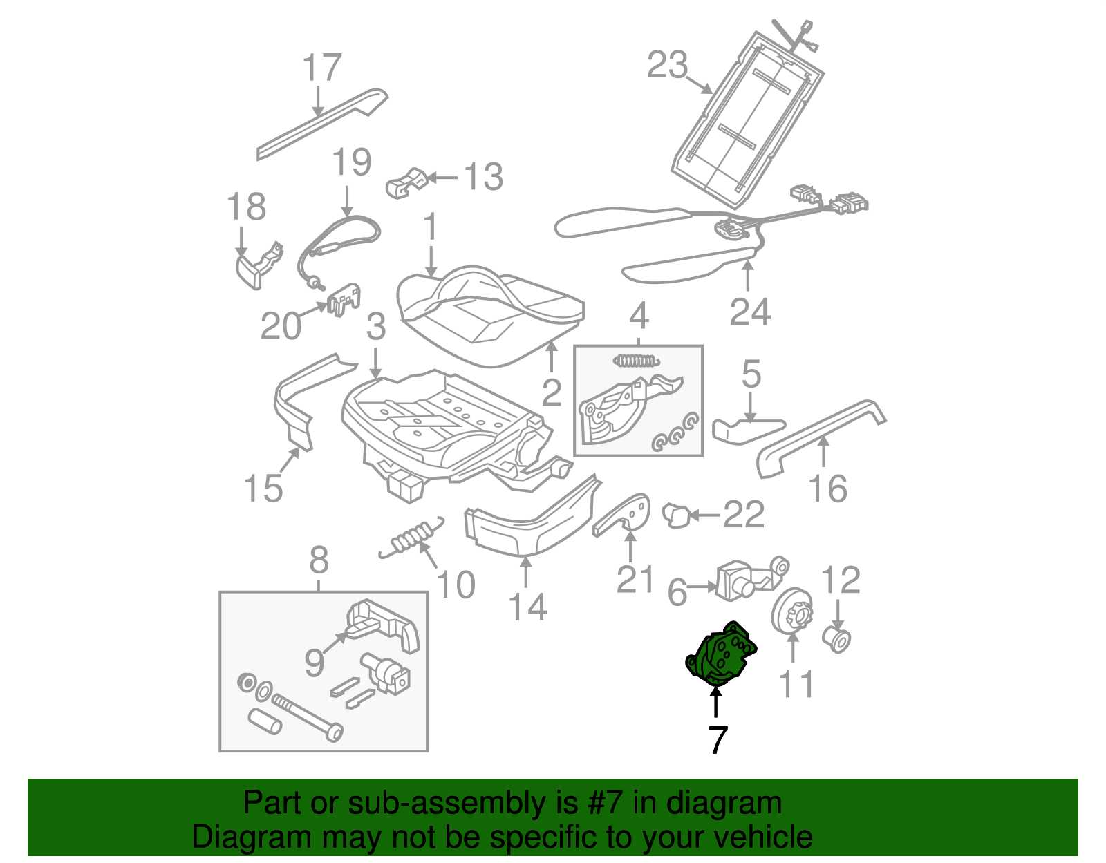 Height Adjuster - Volkswagen (1J0-881-054-D)